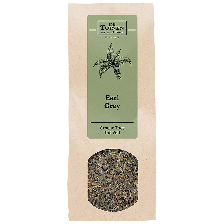 De Tuinen Groene Thee Earl Grey - 100g image 1