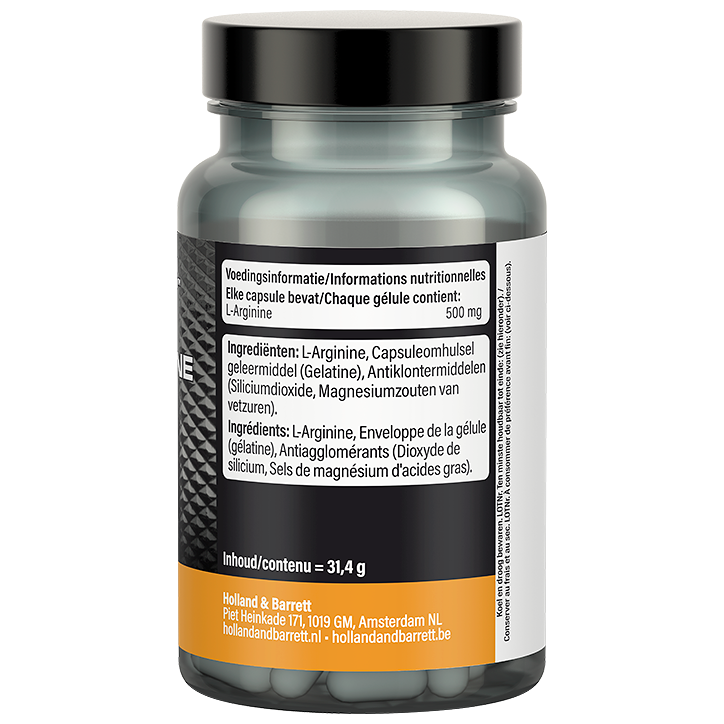 Precision Engineered L-Arginine 500mg - 50 capsules image 2