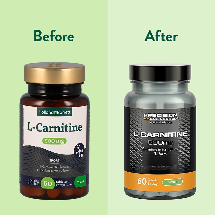 Precision Engineered L-Carnitine 500mg - 60 comprimés image 4