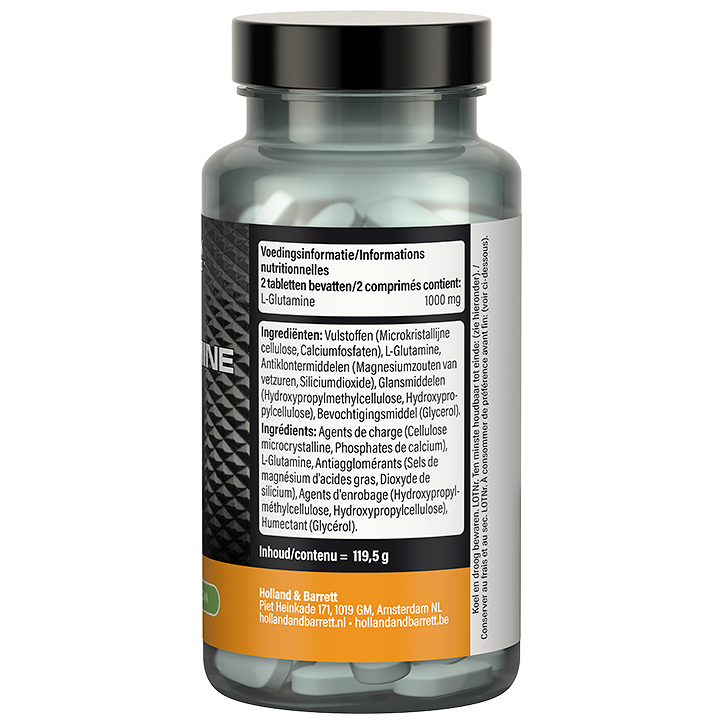 Precision Engineered L-Glutamine 500mg - 100 tabletten image 2