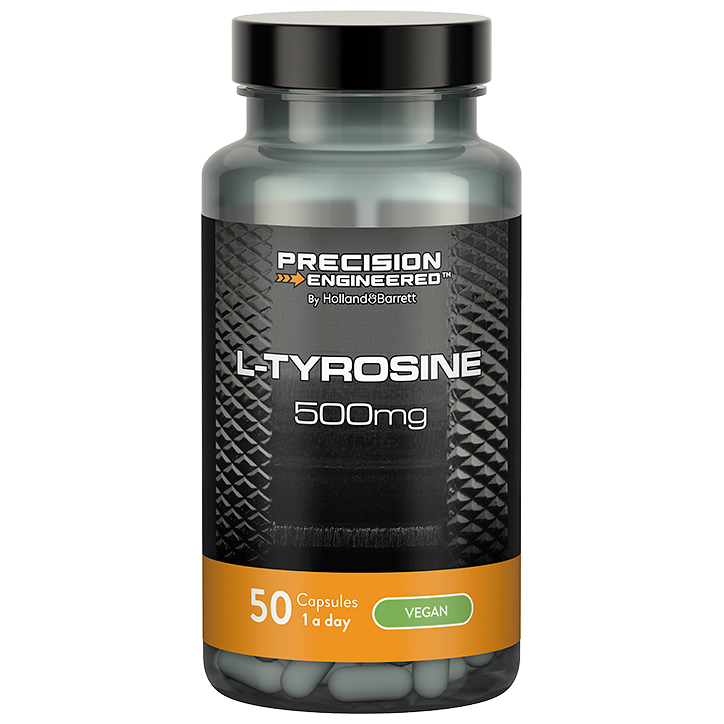 Precision Engineered L-Tyrosine 500mg - 50 capsules image 1