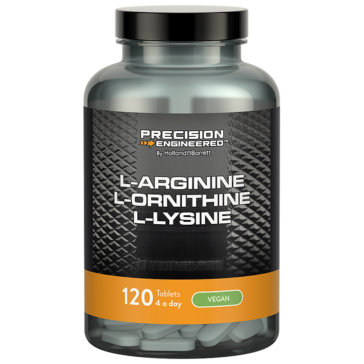 Precision Engineered L-arginine + L-ornithine + L-lysine - 120 comprimés