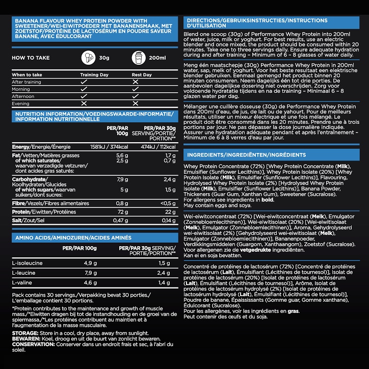 Precision Engineered Whey Protein Banana - 900g image 2