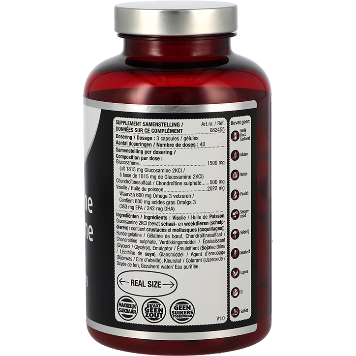 Lucovitaal Glucosamine Chondroïtine Visolie - 120 capsules image 2