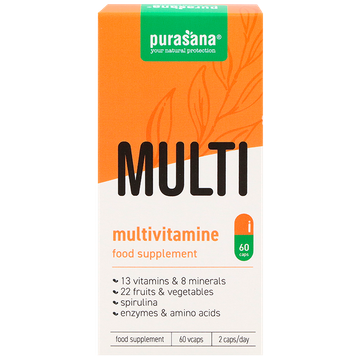 Purasana Multi Multivitamine - 60 capsules - 60 stuks