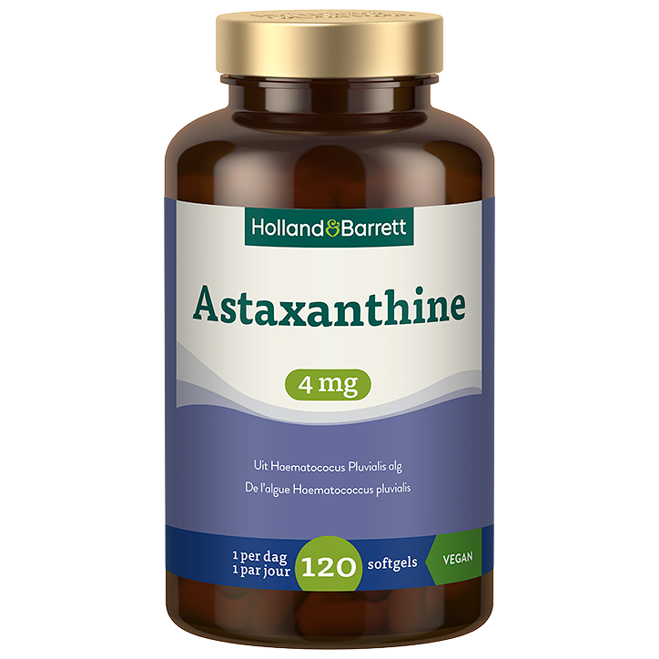 Holland & Barrett Astaxanthine 4mg - 120 softgels image 1