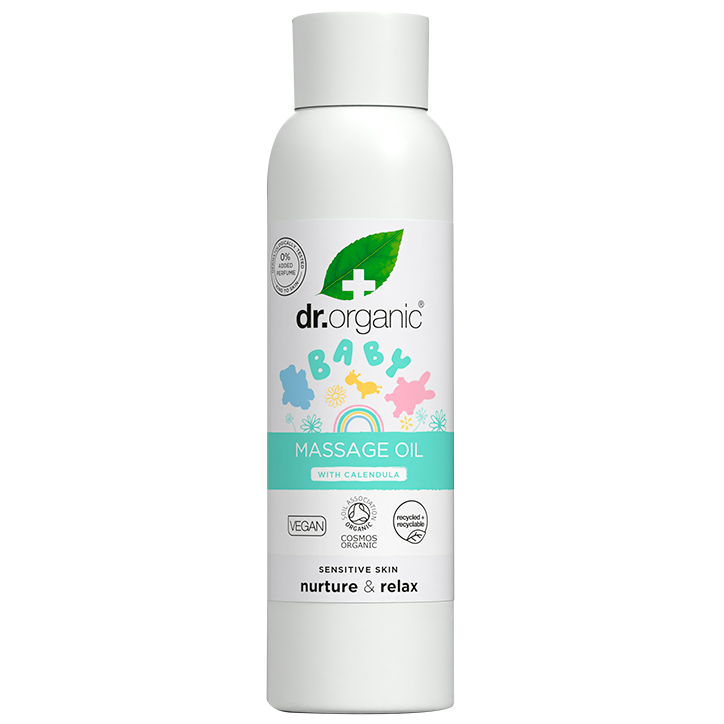 Dr. Organic Huile de Massage Bébé au Calendula - 150ml image 1