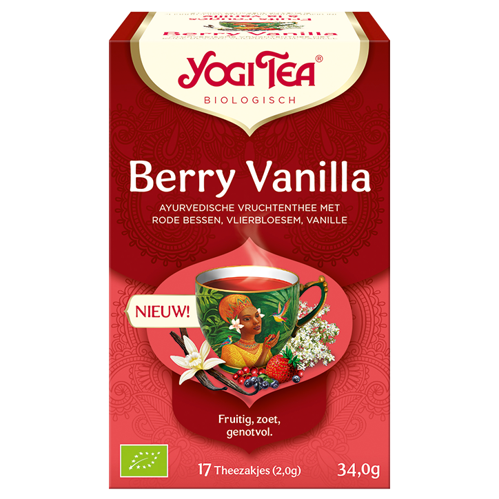 Yogi Tea Berry Vanilla - 17 theezakjes image 1