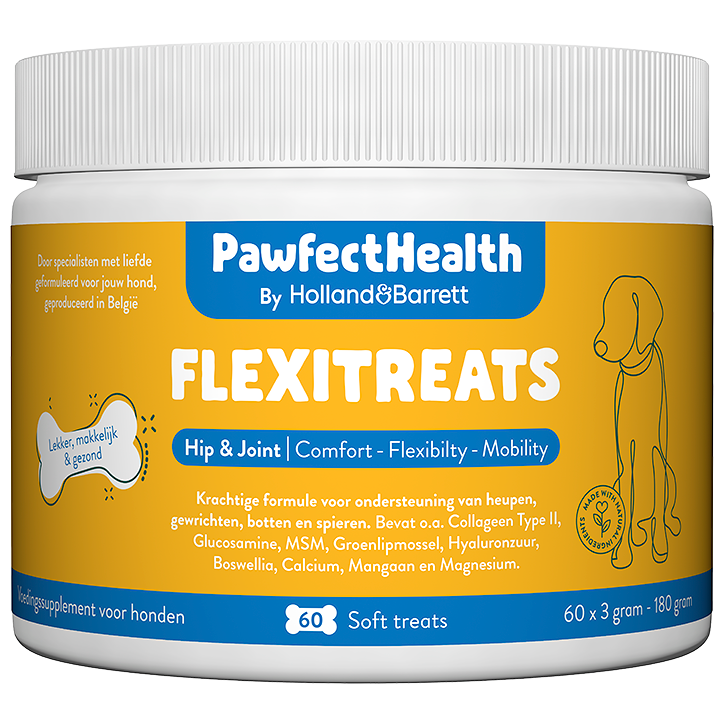 Holland & Barrett PawfectHealth Flexitreats Hip & Joint Hond - 60 soft treats image 1