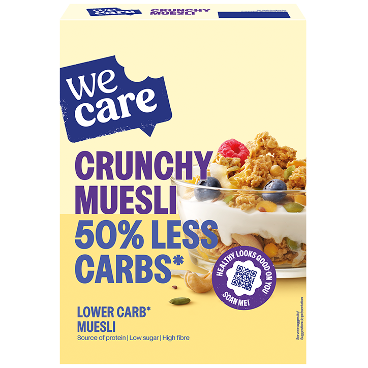 WeCare Lower Carb Crunchy Muesli - 325g image 1