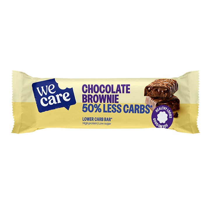 WeCare Lower Carb Chocolate Brownie Reep - 60g image 1