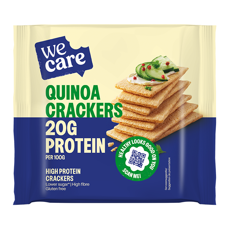 WeCare Quinoa Crackers - 100g image 1