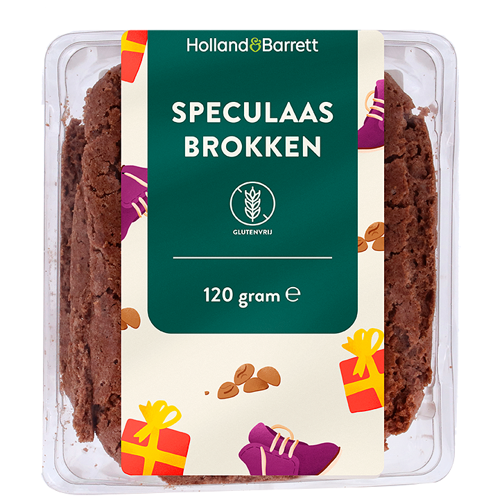 Holland & Barrett Speculaasbrokken - 120g image 1