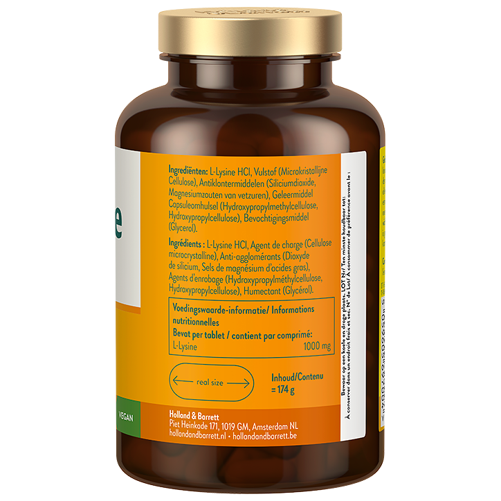 Holland & Barrett L-Lysine 1000mg - 120 comprimés image 2