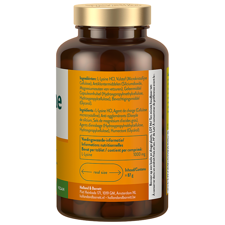 Holland & Barrett L-Lysine 1000mg - 60 comprimés image 2