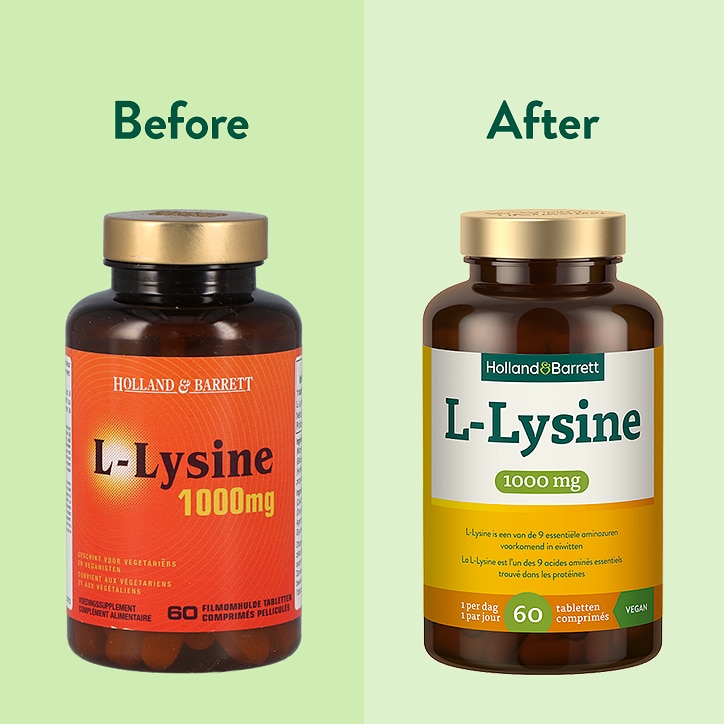 Holland & Barrett L-Lysine 1000mg - 60 tabletten image 3