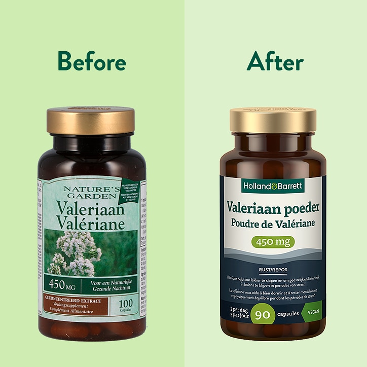 Holland & Barrett Valeriaan Poeder 450mg - 90 capsules image 3