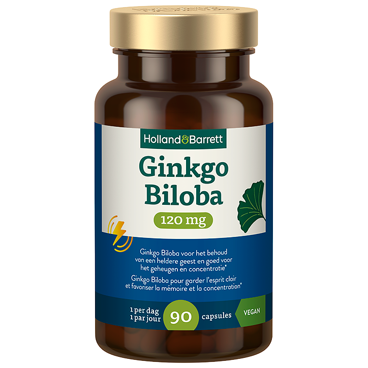 Holland & Barrett Ginkgo Biloba 120mg - 90 capsules image 1