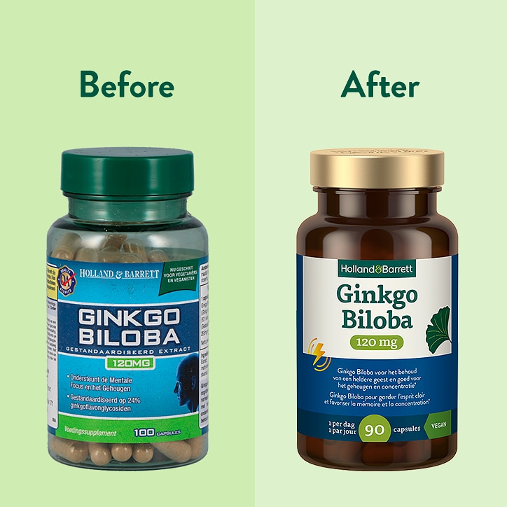 Holland & Barrett Ginkgo Biloba 120mg - 90 capsules image 3