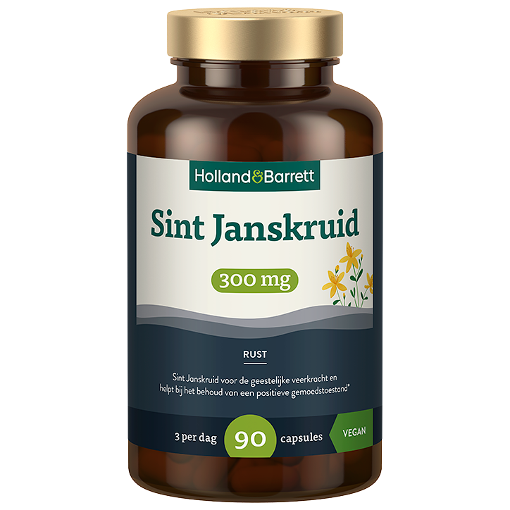 Holland & Barrett Sint Janskruid 300mg - 90 capsules image 1