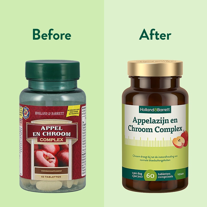 Holland & Barrett Appelazijn En Chroom Complex - 60 tabletten image 3