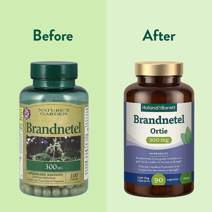 Holland & Barrett Brandnetel Ortie 300mg - 90 capsules image 3