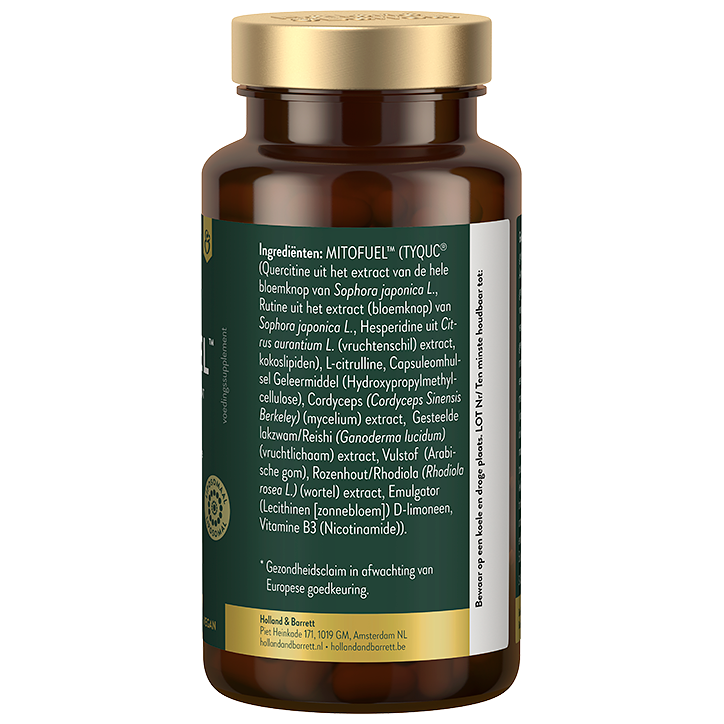 Holland & Barrett Expert Mitofuel™ Gepatenteerd Ingrediënt Met Quercetine, Rutine En Hesperidine Liposomaal - 60 capsules image 4