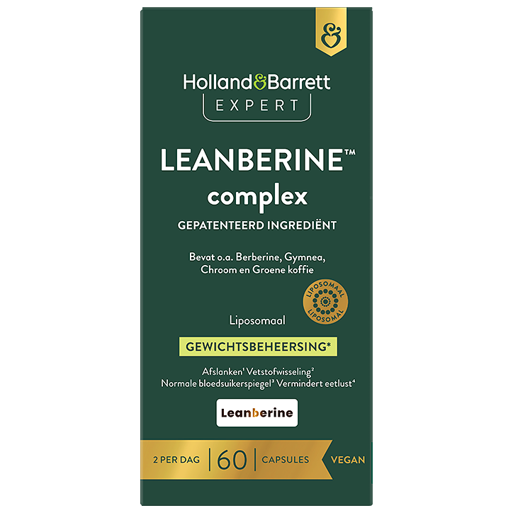 Holland & Barrett Expert LEANBERINE™ Complex Gewichtsbeheersing* Liposomaal - 60 capsules image 1