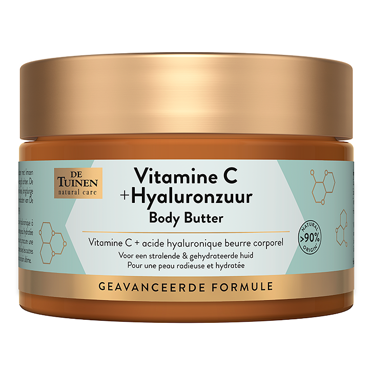 De Tuinen Vitamine C + Hyaluronzuur Body Butter - 200ml image 1