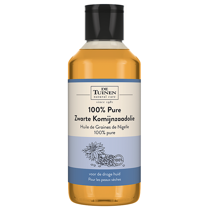 De Tuinen 100% Pure Zwarte Komijnzaadolie - 150ml image 1