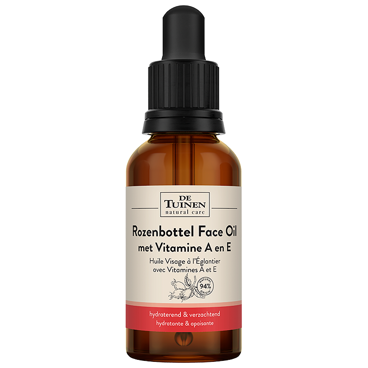 De Tuinen Rozenbottel Gezichtsolie Vitamine A & E - 30ml