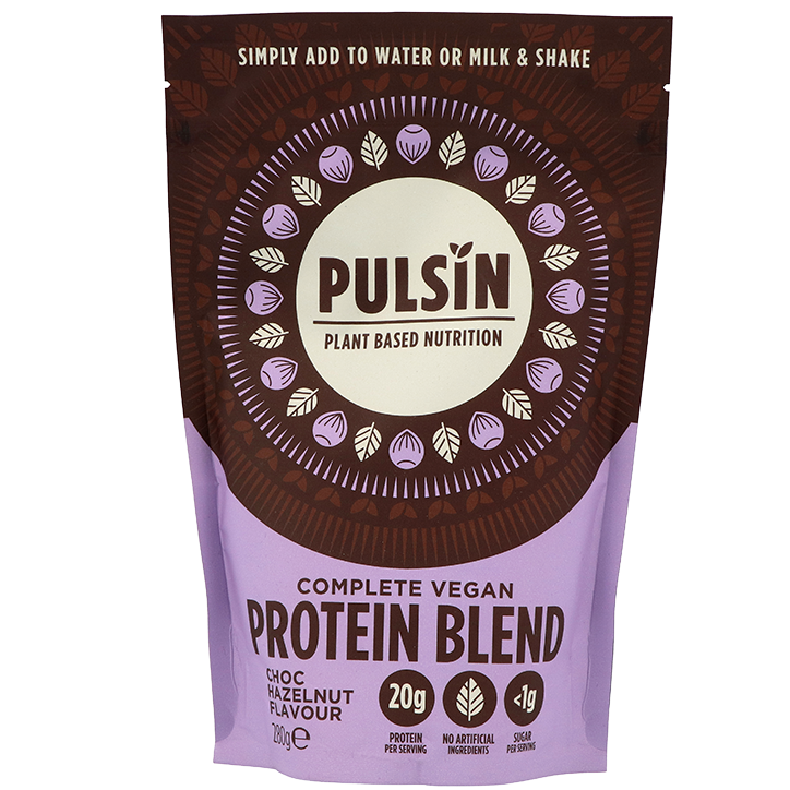 Pulsin Complete Vegan Protein Blend Chocolade Hazelnoot - 280 image 1