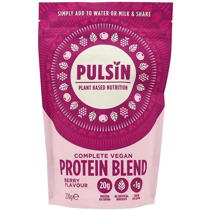 Pulsin Complete Vegan Protein Blend Bessensmaak - 270g image 1