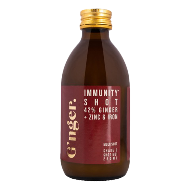 G’nger Immunity Shot 42% Gember + Zink & IJzer - 250ml image 1