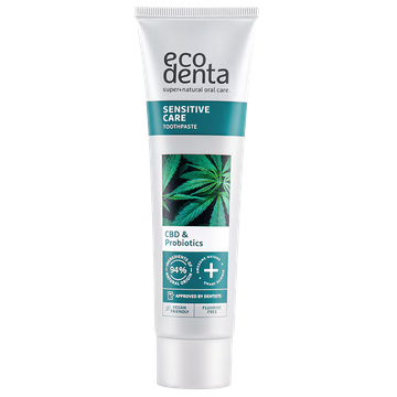 Ecodenta 2+1 Tandpasta Sensitive Probiotica & CBD - 75ml