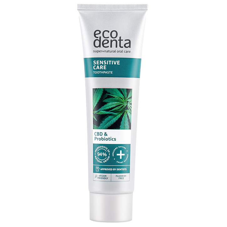 Ecodenta Sensitive Tandpasta Probiotica & CBD - 100ml image 3