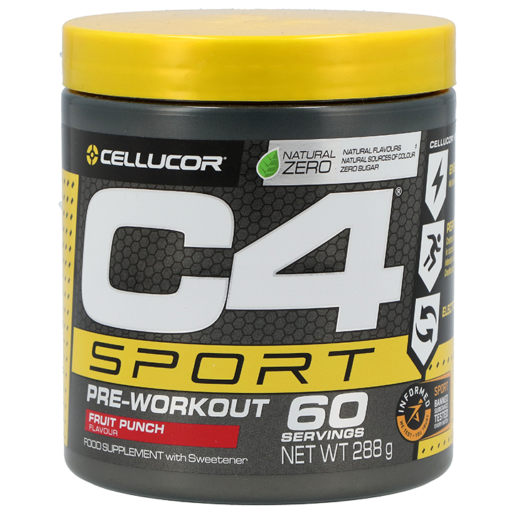 Cellucor C4 Sport Pré-Entraînement Fruit Punch - 288g image 1