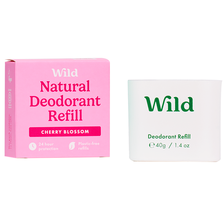 Wild Deodorant Cherry Blossom Navulling - 40g image 2