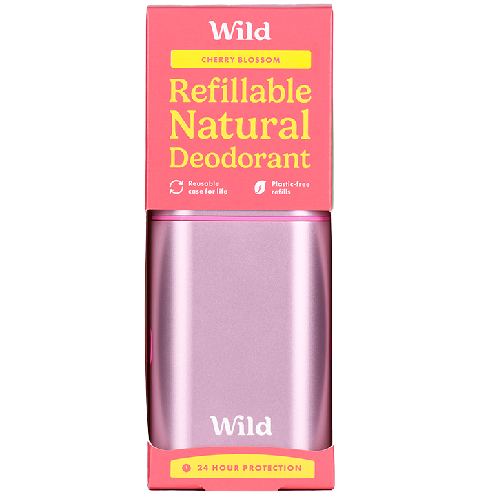 Wild Déodorant Fleur de Cerisier + Étui Rose - 1x kit de base image 1