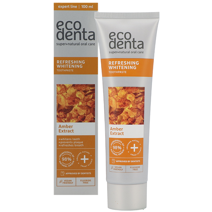 Ecodenta Whitening Tandpasta met Amberextract - 100ml image 1