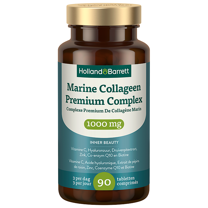 Holland & Barrett Marine Collageen Premium Complex 1000mg - 90 tabletten image 1