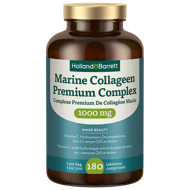 Holland & Barrett Marine Collageen Premium Complex 1000mg - 180 tabletten image 1