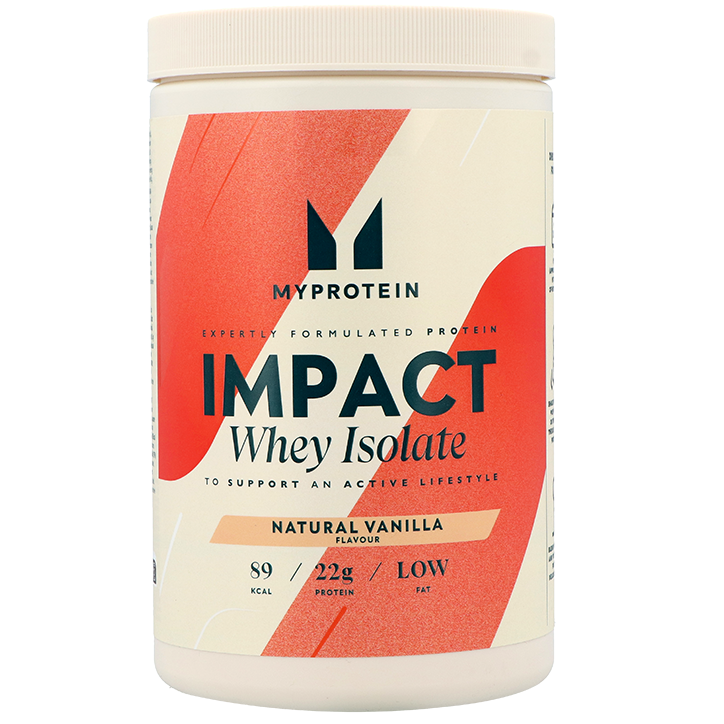 2e product 50% korting | Myprotein Impact Whey Isolate Natural Vanille - 480g