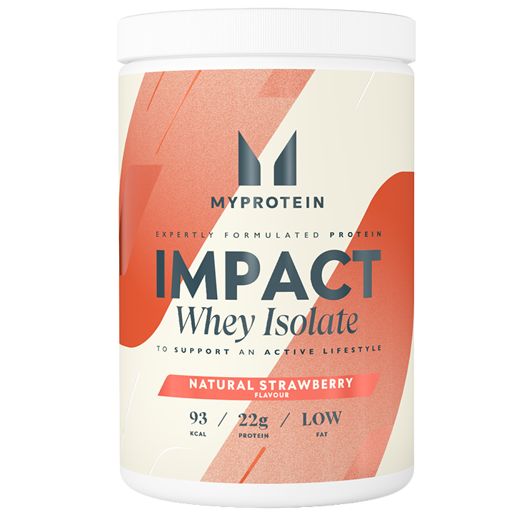 2e product 50% korting | Myprotein Impact Whey Isolate Natural Strawberry - 480g