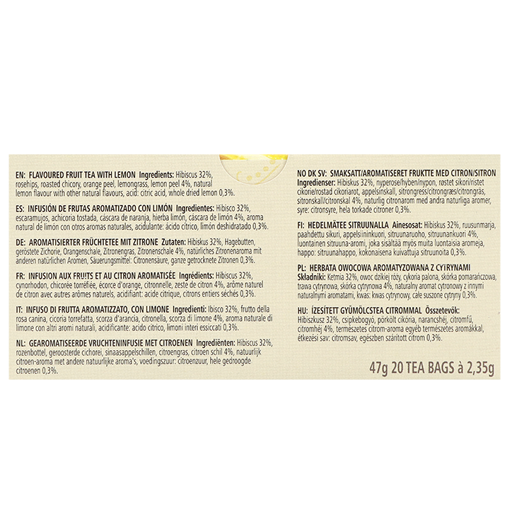 Celestial Seasonings Lemon Zinger - 20 theezakjes image 3