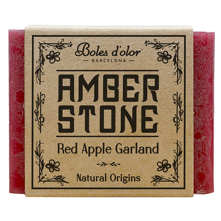 Amber Stone Rode Apple Garlan - 1 stuk image 1