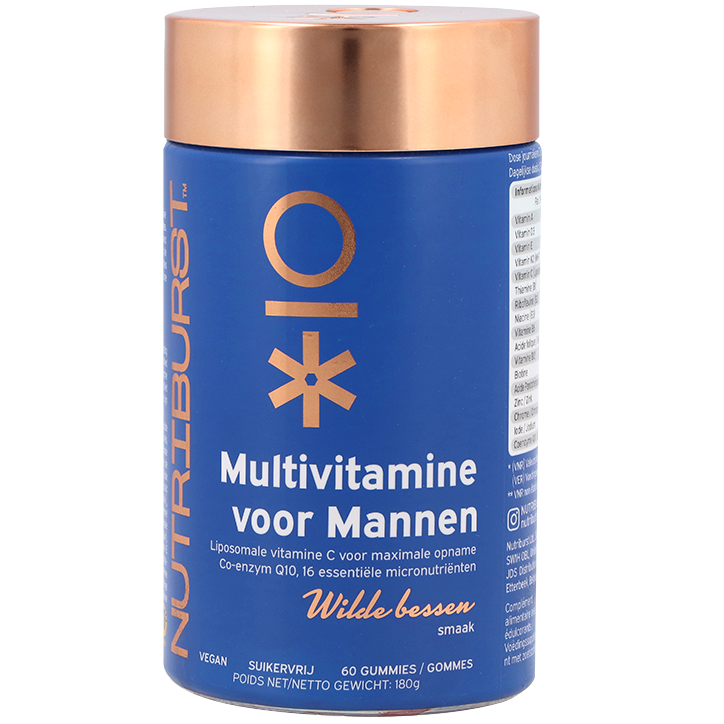 Nutriburst Multivitamine voor Mannen - 60 gummies
