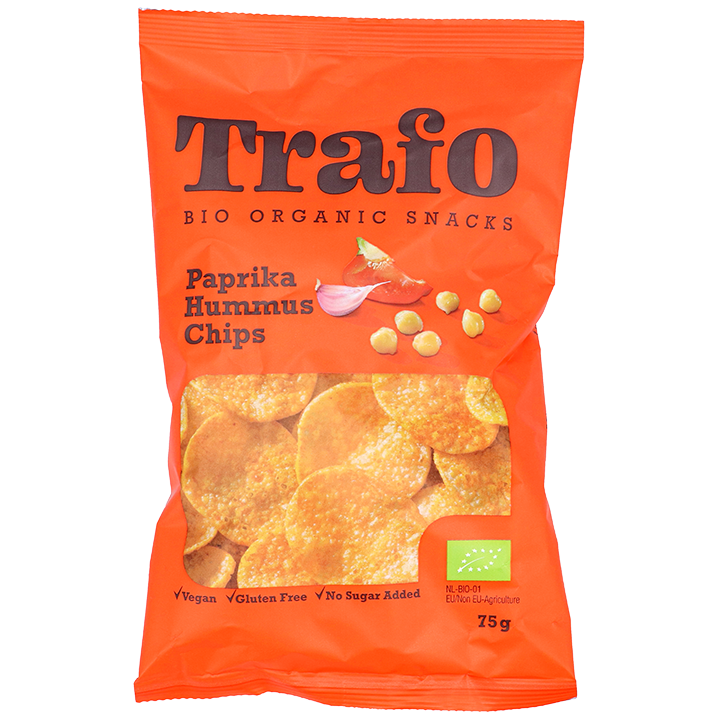 Trafo Hummus Chips Paprika - 75g image 1