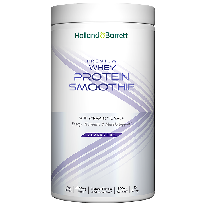 Holland & Barrett Premium Whey Protein Smoothie Blueberry - 500g image 1