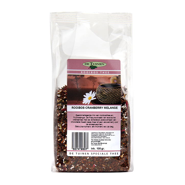 De Tuinen Rooibos Cranberrythee (100gr) image 1